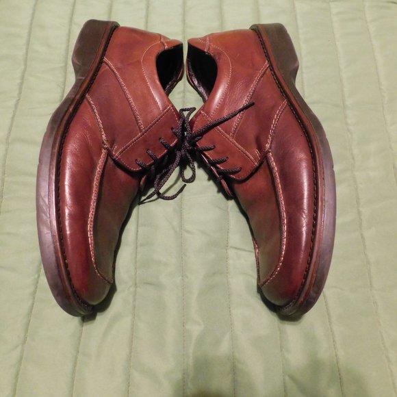 Men's VENTURINI gorgeous & supple Italian leather square toe brown shoes GUC 11 - Picture 9 of 14